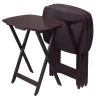 Winsome Chandler 26 in. H X 23.5 in. W X 17 in. L Rectangular Folding Tray Table
