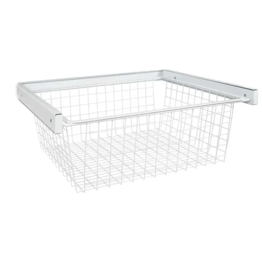WIRE BASKET 8.5" WHT