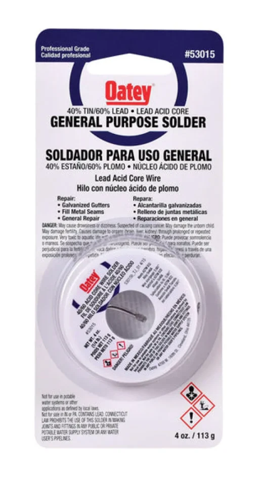 WIRE SLDR 40/60 AC 1/4LB