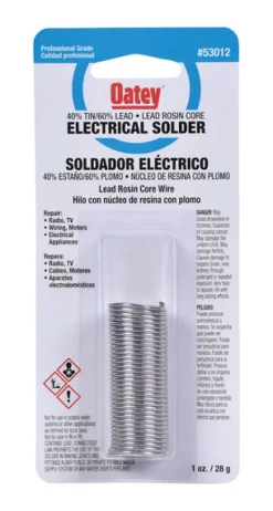 WIRE SLDR 40/60 RC 1OZ