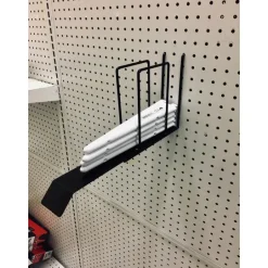 Wiremasters 8-23/32 in. H x 2-1/4 in. W x 14-27/32 in. L Black Shelf Bracket Holder Metal
