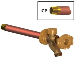 Woodford 1/2 in. MPT Sweat Anti-Siphon Brass Freezeless Wall Faucet