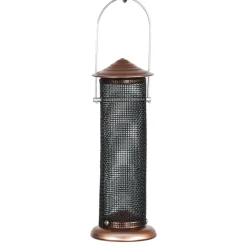 Woodlink Wild Bird 0.5 lb Copper Mini Nyjer Bird Feeder