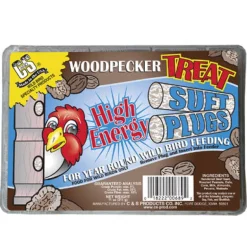Woodpecker Treat Suet Plug, 12-oz.