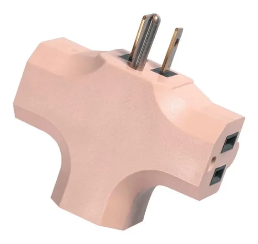 Woods Grounded 3 outlets Adapter 1 pk