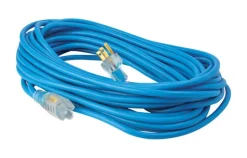 Woods Indoor or Outdoor 50 ft. L Blue Extension Cord 16/3