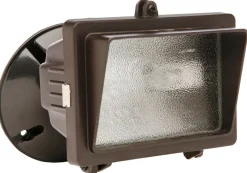 Woods Oil Rubbed Bronze Hardwired 150 W Halogen Floodlight 1 pk