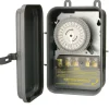 Woods Outdoor Mechanical Timer Switch 277 V Gray