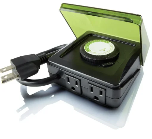 Woods Outdoor Plug In Timer 125 V Green