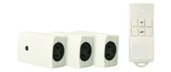 Woods Wireless Appliance Switch White 3 pk