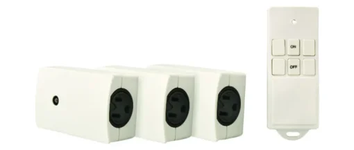 Woods Wireless Appliance Switch White 3 pk