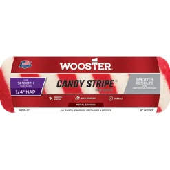 Wooster Candy Stripe Mohair Blend 9 in. W X 1/4 in. Regular Paint Roller Cover 1 pk