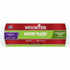 Wooster Microfiber 5/16 in. x 9 in. W Regular Paint Roller Cover 1 pk (Pack of 12)