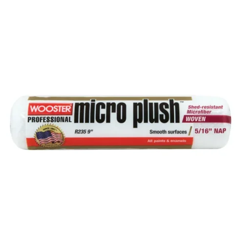 Wooster Microfiber 5/16 in. x 9 in. W Regular Paint Roller Cover 1 pk (Pack of 12)
