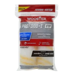 Wooster Pro/Doo-Z Fabric 4.5 in. W X 1/2 in. Jumbo Paint Roller Cover 2 pk