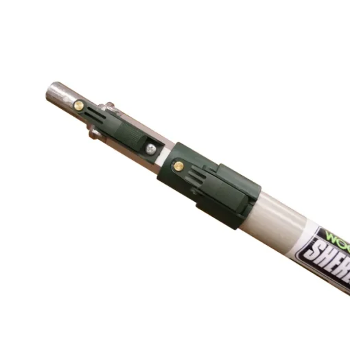 Wooster Sherlock Telescoping 4 ft. L X 1 in. D Aluminum Extension Pole White/Green