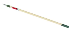 Wooster Sherlock Telescoping 8 ft. L X 1.86 in. D Aluminum/Fiberglass Extension Pole Beige/Green