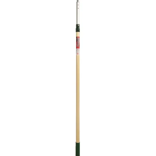 Wooster Sherlock Telescoping 8 ft. L X 1.86 in. D Aluminum/Fiberglass Extension Pole Beige/Green