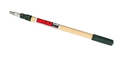 Wooster Sherlock Telescoping 4 ft. L X 1.5 in. D Aluminum/Fiberglass Extension Pole Beige/Green