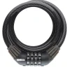 Wordlock 5. in. H X 0.4 in. W X 5 ft. L Steel 4-Dial Combination Cable Lock