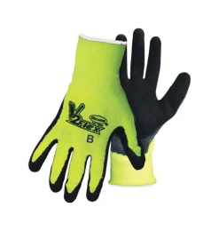 WORK GLVS HIVIZ GRN S (Pack of 12)