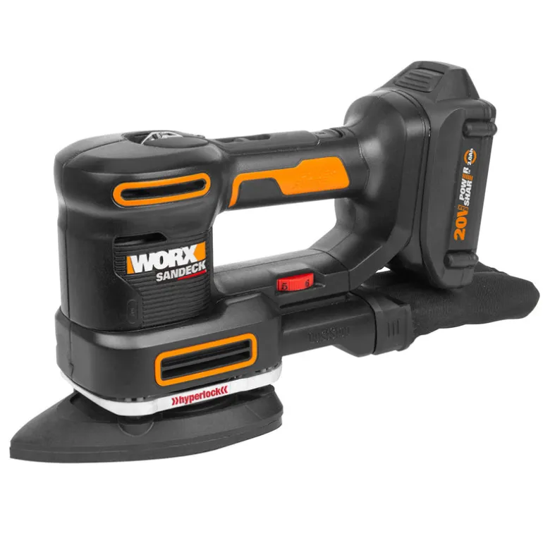 Worx Cordless Lithium Ion Battery 5-in-1 Multi Sander Attachment Kit 20V 10,000 OPM