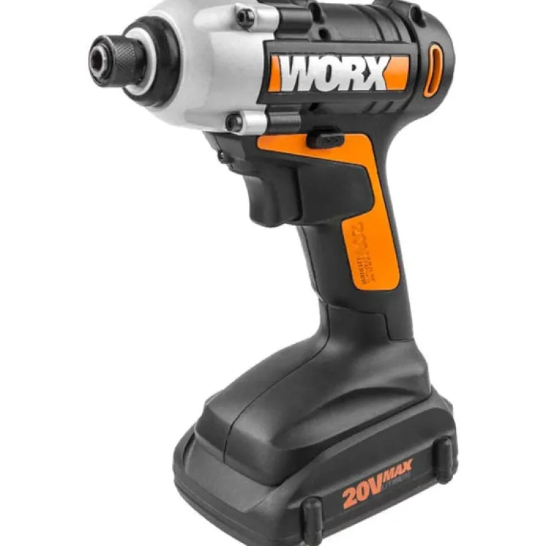 Worx 20V 1/4 in. Cordless Brushed Impact Driver Kit (Battery & Charger)