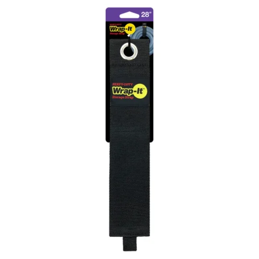 Wrap-It Heavy-Duty 2.5 in. W X 28 in. L Black Storage Straps 50 lb 1 pk