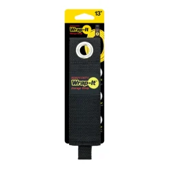 Wrap-It Storage Heavy-Duty 1 in. W X 7 in. L Black Storage Straps 25 lb 1 pk