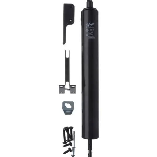 Wright Black Aluminum Pneumatic Door Closer