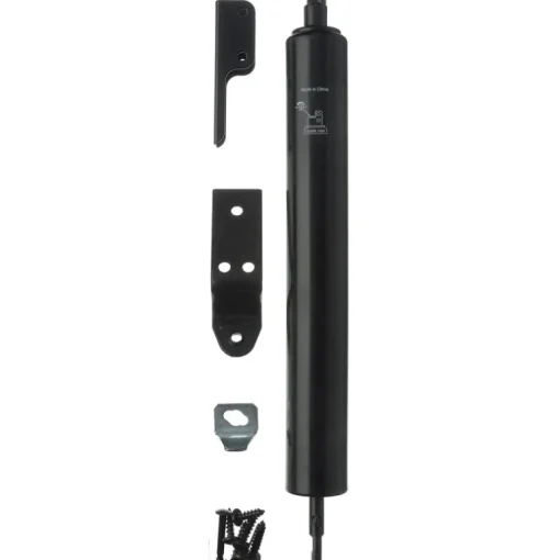 Wright Black Aluminum Pneumatic Door Closer
