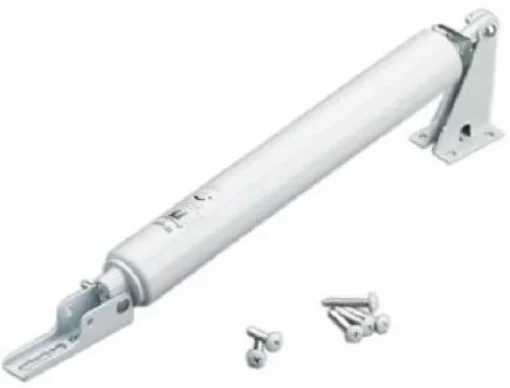 Wright White Aluminum Pneumatic Door Closer