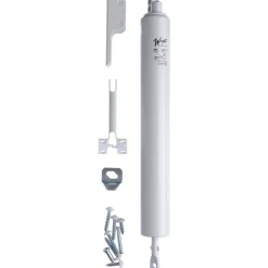 Wright White Aluminum Pneumatic Door Closer