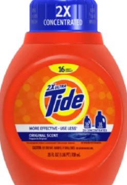 2X Ultra Liquid Detergent, Regular Scent, 25-oz.