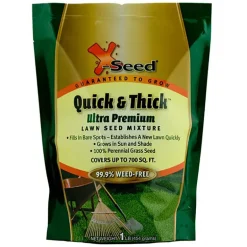 X-Seed Ultra Premium Quick & Thick Lawn Seed Mixture 1 lb.