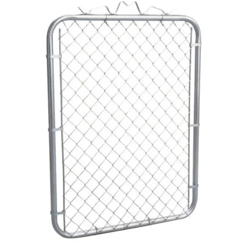 YardGard 48 in. L Galvanized Silver Steel Chain Link Walk Gate 1 pk