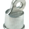 Yardlink 2.8 in. H Silver Aluminum Rail End
