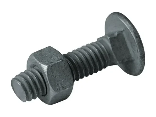 Yardlink .709 in. H Silver Steel Carriage Bolts