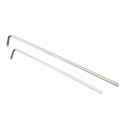 Yardlink .787 in. H X .557 in. L Aluminium Multi-Purpose Fence Ties Silver
