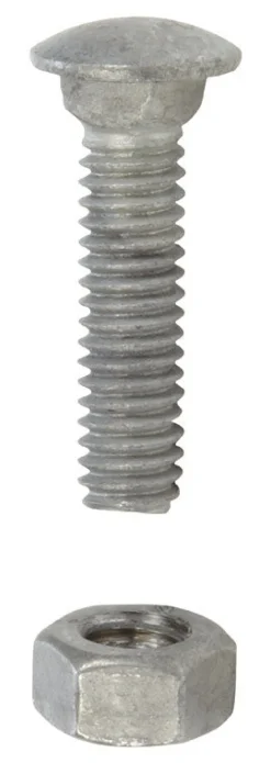 Yardlink 5/16 in. X 1-1/4 in. L Galvanized Steel Carriage Bolt 20 pk