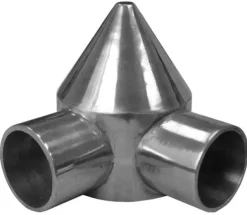 Yardlink Silver Aluminum Chain Link Bullet Cap 1 pk