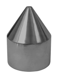 Yardlink Silver Aluminum Chain Link Bullet Cap 1 pk