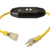 Yellow Jacket Outdoor 2 ft. L Yellow Extension Cord 12/3 SJTW