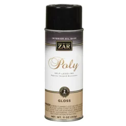 Zar 32807 11 Oz Clear Gloss Interior Oil Base Poly Ultraviolet Spray (Pack of 6)