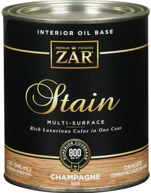 Zar 50812 1 Quart Champagne Interior Oil Base Stain