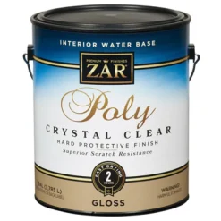 ZAR Clear Water Based Polyurethane 1 gal. (Pack of 2)