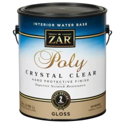ZAR Clear Water Based Polyurethane 1 gal. (Pack of 2)