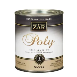 ZAR Gloss Clear Oil-Based Fast-Drying Polyurethane 1 qt