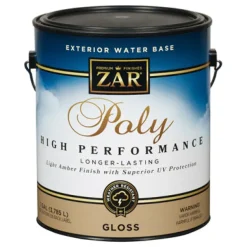ZAR Gloss Clear Water-Based Polyurethane 1 gal. (Pack of 2)