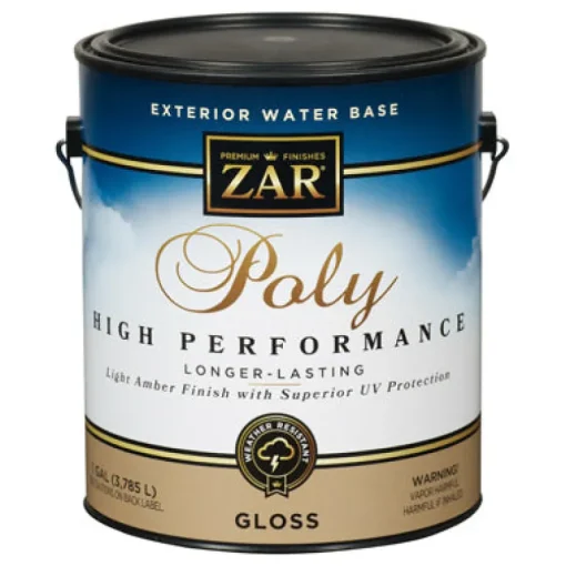 ZAR Gloss Clear Water-Based Polyurethane 1 gal. (Pack of 2)